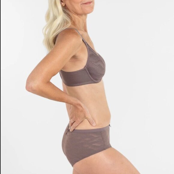 Esther FlexWire Front-Close Bra 36 DD + Panties M SET - Picture 3 of 11